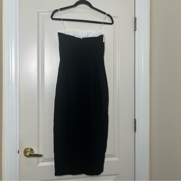 Amanda Uprichard x Revolve Kerry Midi Dress‎ in Black Size S - Picture 3 of 4